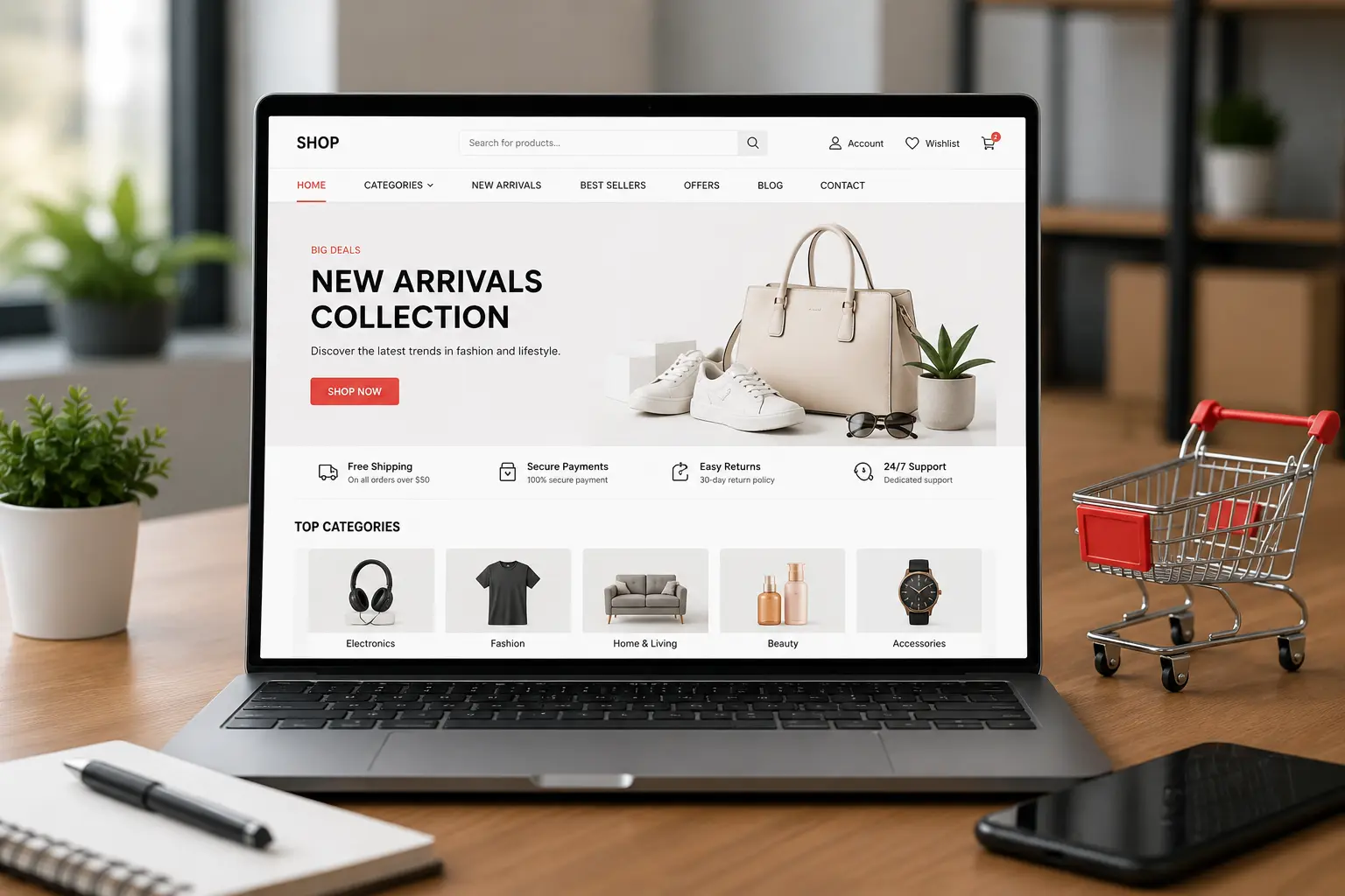 ecommerce website developer in kalyan
