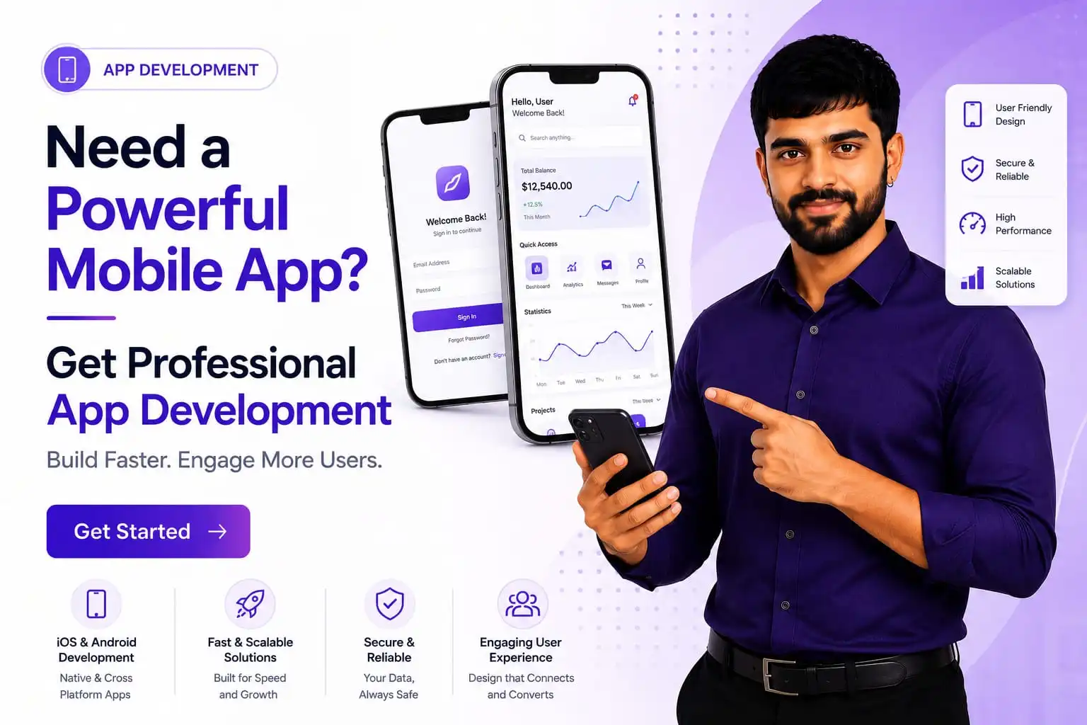 App Development service by Kumarinfotech