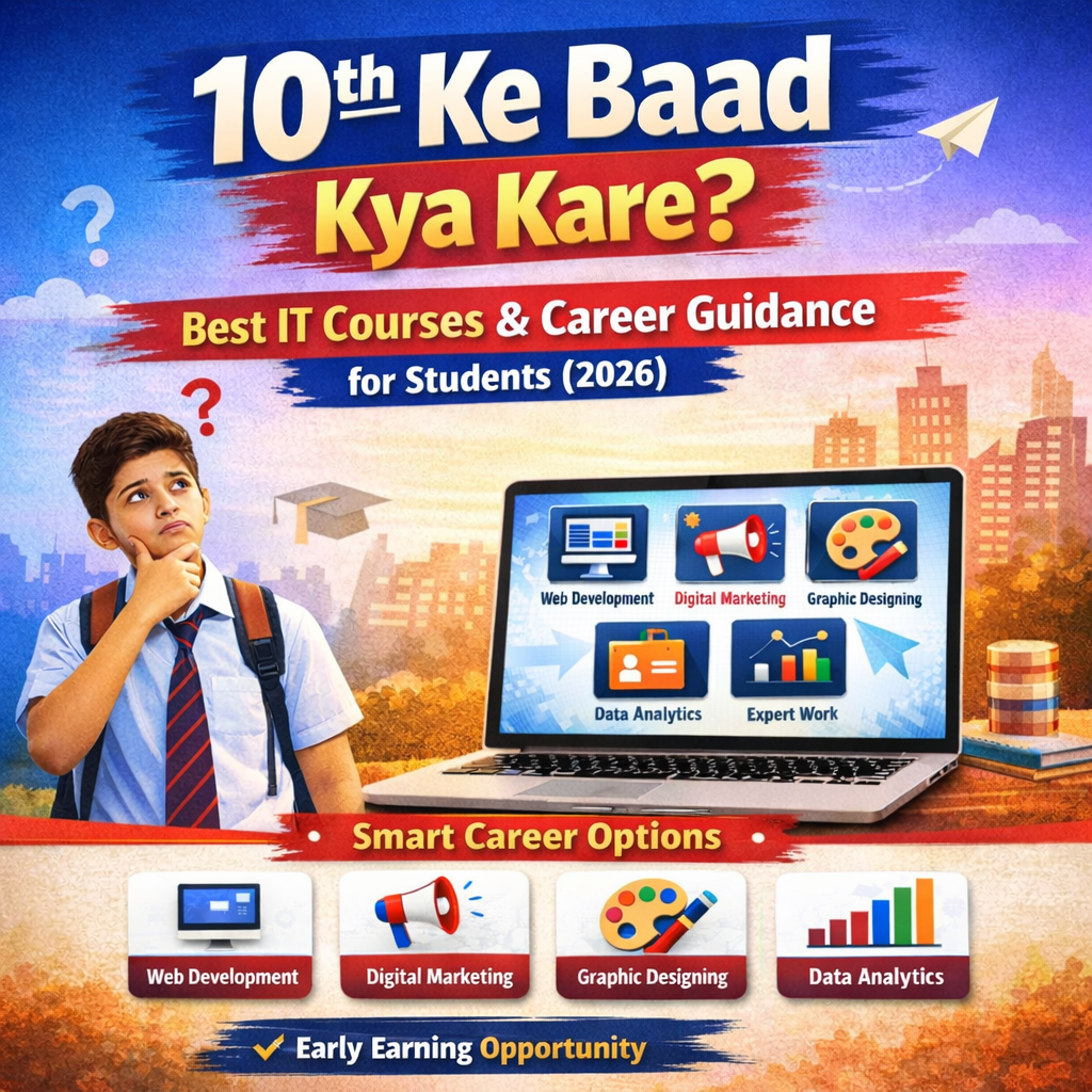 10th Ke Baad Kya Kare? Best IT Courses & Career Options for Students 2026 Guide