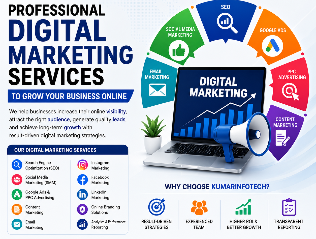 Professional Digital Marketing Services to Grow Your Business Online