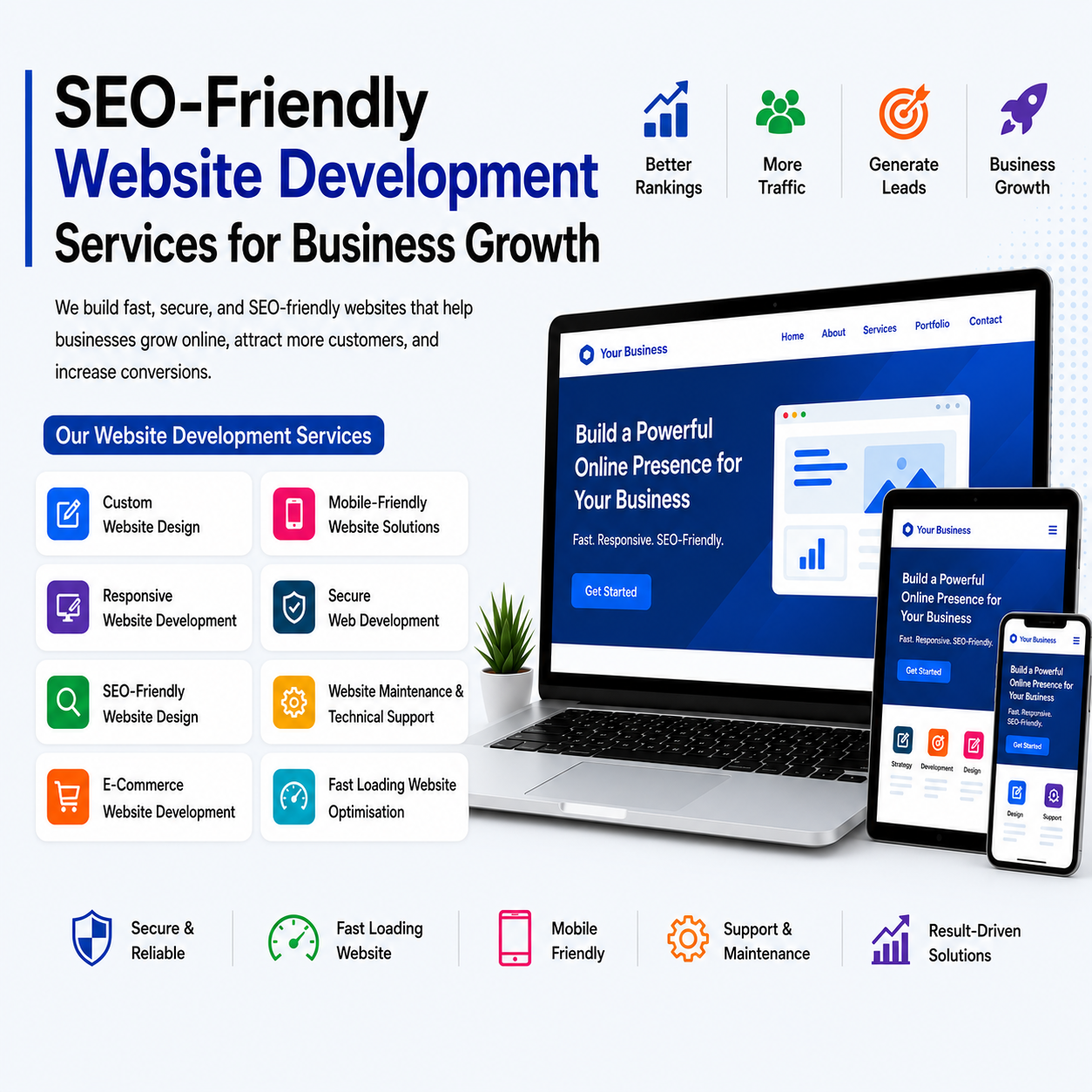 SEO-Friendly Website Development Services for Business Growth